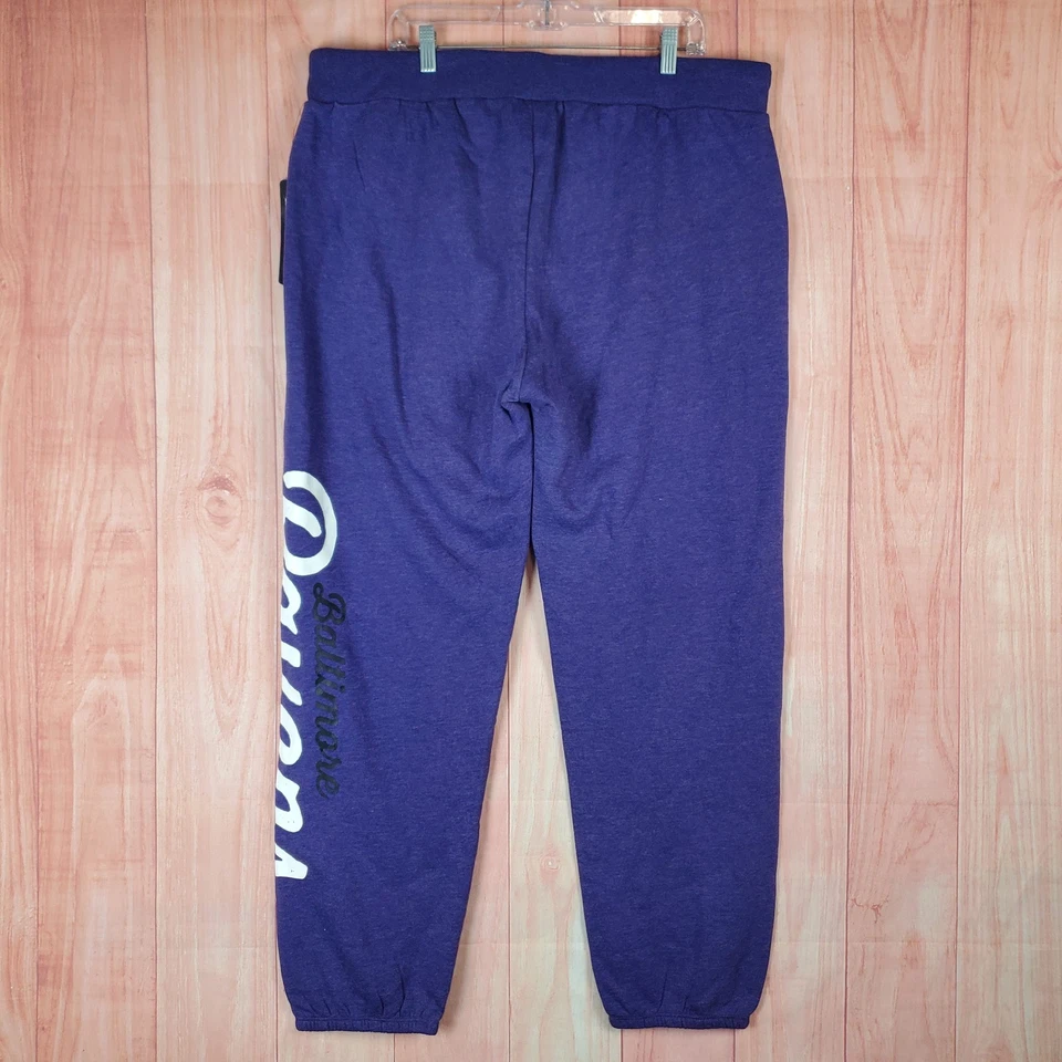 G III 4Her by Carl Banks 运动裤女式 2XL 紫色巴尔的摩乌鸦队 Scrimmage — 第 2/4 张图片