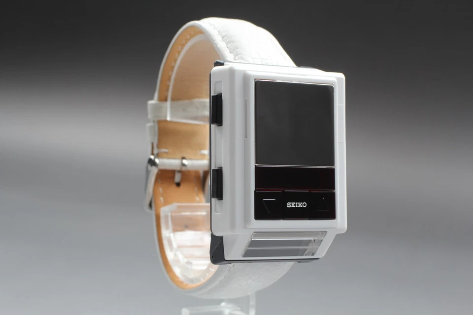 Near MINT Seiko Frequency B010-4010 Tetsuya Komuro White Quartz Mens Watch JAPAN - Image 2 of 4
