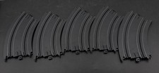 Lot of 5 Pieces TYCO HO Slot Car 9" Curve Track R 1/8 Circle B-5846 VGC