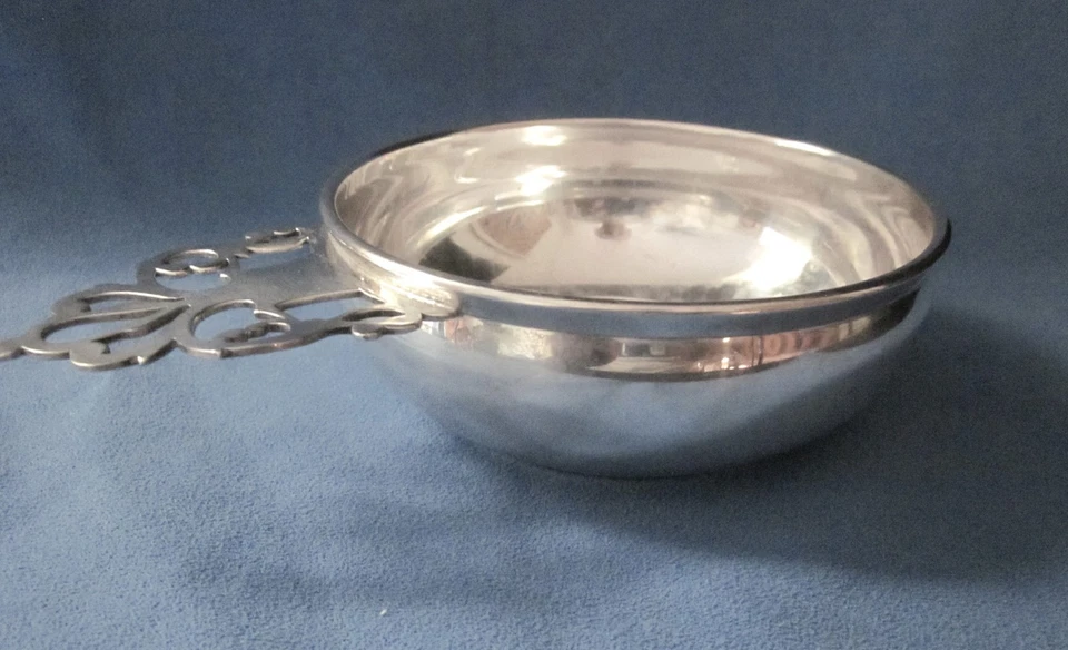 Paul Revere Reproducción Plata Esterlina Porringer Internacional Sterling K96 Foto 4 de 4