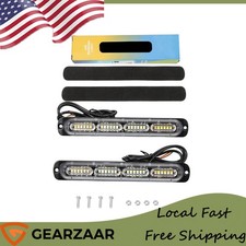 Strobe Lights Bar For Truck Vehicle Atvs White Led Emergency Strobe Lights