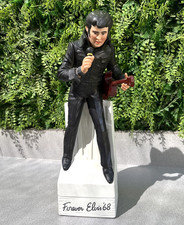 Elvis Presley Music Box and Decanter "Forever 68" McCormick empty TESTED