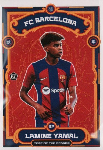 FC Barcelona Lamine Yamal #19 Home Kit 24/25 Authentic Soccer Name