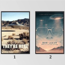 Listing image for The Bob Lazar Story UFO UAP Flying Saucer Area 51 Poster