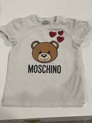 toddler moschino  Hearts  Shirt Sz2T