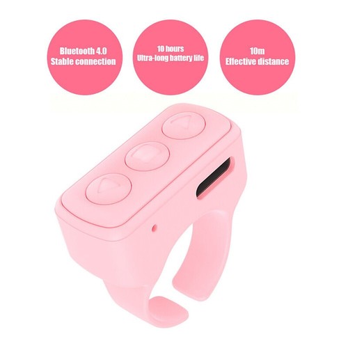 Bluetooth Wireless Controller Seamless Video Record Controllerfor Camera Selfie - Picture 6 of 14