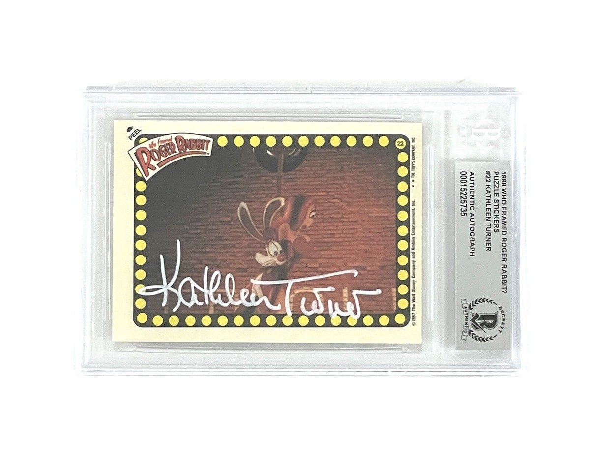 レア⭐︎Roger Mayer CROSSROADS AB BOX 美品 Who Framed Roger Rabbit Kathleen Turner Signed Jessica Rabbit
