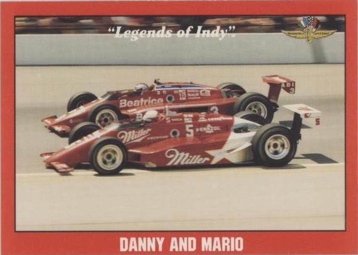 1992 Collegiate Collection Legends of Indy - Danny Sullivan Mario Andretti #76 - 1 of 1