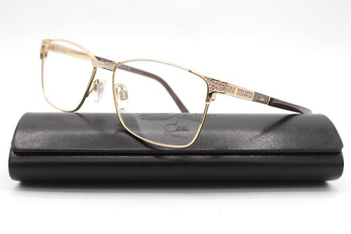 Cazal Mod 1228 Brille Titan Gold Weiß Braun 002 Original 54mm - Bild 1 von 6