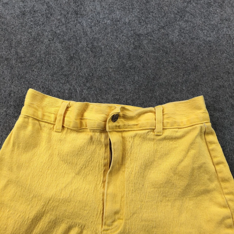Vintage No Boundaries Shorts Womens 13 Yellow 10" Inseam Casual Surf Beach — 第 4/4 张图片