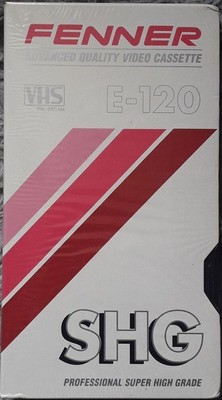 FENNER SHG E-120 VHS Videocassette Neu & OVP