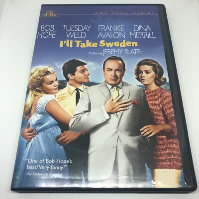 Ill Take Sweden (DVD, 2005, Widescreen) Comedy - Bob Hope, Frankie Avalon - VGC 