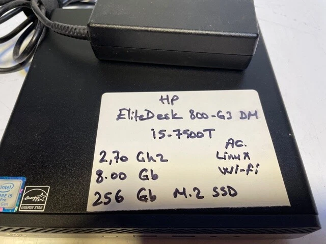 Mini PC HP EliteDesk 800 G2 DM Intel Quad Core i5-6500 8 Go 256 Go