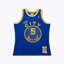 Mens Mitchell Ness NBA DARK JERSEY WARRIORS 2004 BARON DAVIS