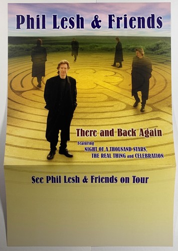 PHIL LESH There and Back Again 12x18 PROMO Flat POSTER / Tour Blank GOV'T MULE
