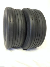2 16x6.50-8 Deestone Rib Tire 4ply Lawn Mower Garden Tractor 16/6508 166508
