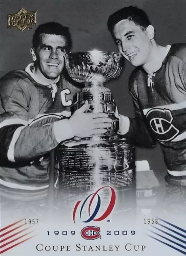 2008-09 Montreal Canadiens Centennial Stanley Cup 1957-58 Richard/Beliveau #186