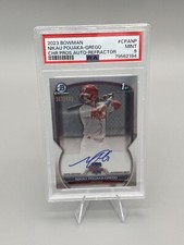 Nikau Pouaka-Grego 2023 Bowman Chrome 1st Refractor /499 Auto PSA 9 Rookie