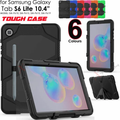 TECHGEAR for Samsung Tab S6 Lite 10.4" P610, P620 P625 Tough HEAVY DUTY Rugged Shock Case