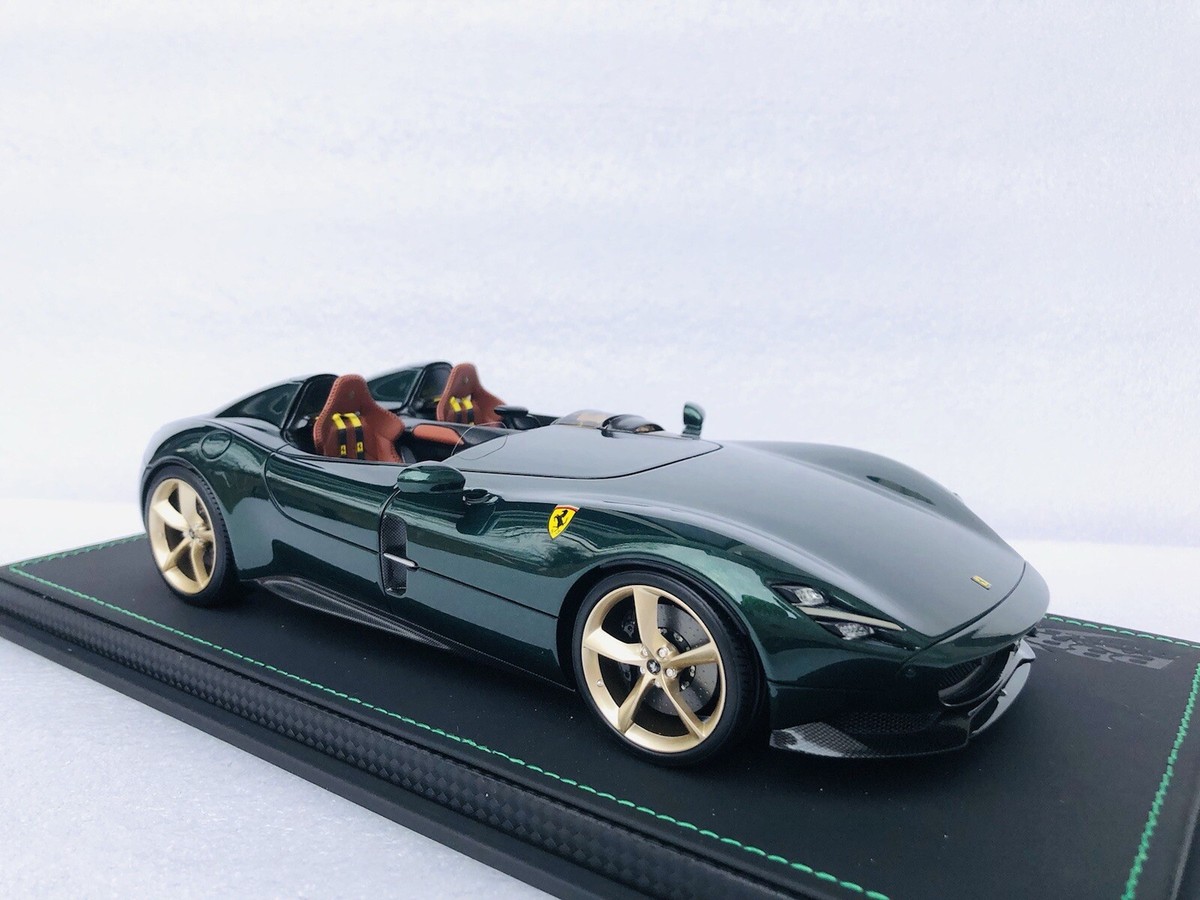 1/18 BBR Ferrari Monza SP2 Dark Green Limited 24 PCS With Display