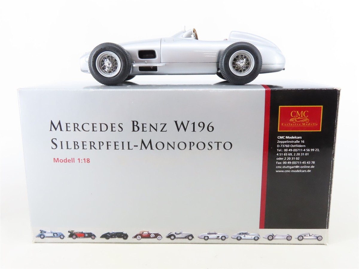 1:18 Scale CMC Die-Cast M-006 Mercedes-Benz W196 Silberpfeil 1:18 Scale CMC Die-Cast M-006 Mercedes-Benz W196 Silberpfeil