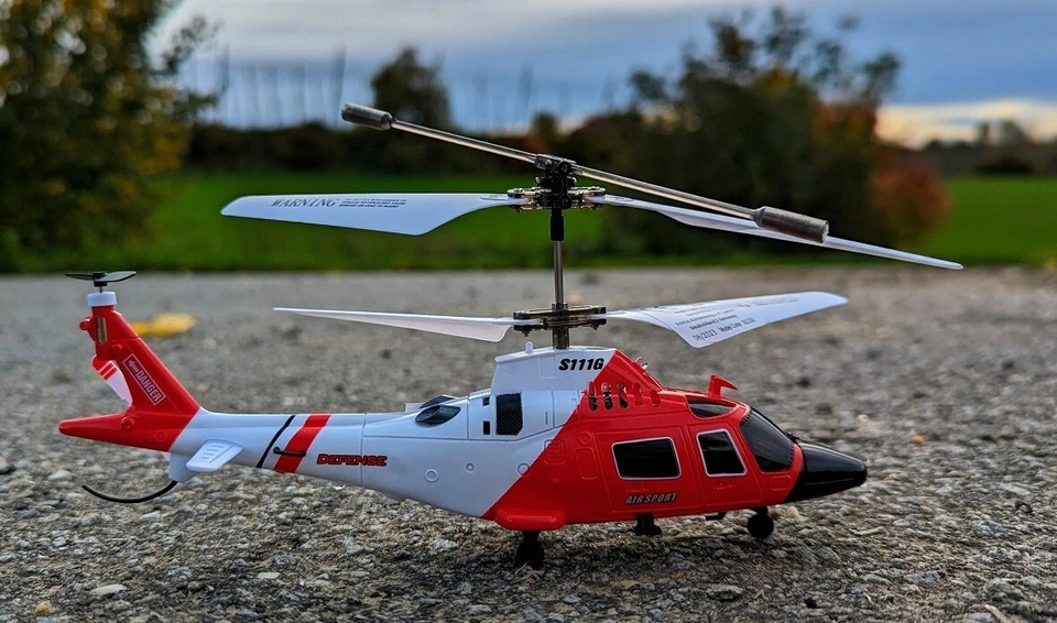 2 St. x DEFEKTER RC Helikopter Küstenwache AUGUSTA ferngesteuerter Hubschrauber - Bild 2 von 4