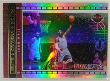 2021 22 NBA Hoops John Wall Lights Camera Action Insert # 26 Silver Holo Houston