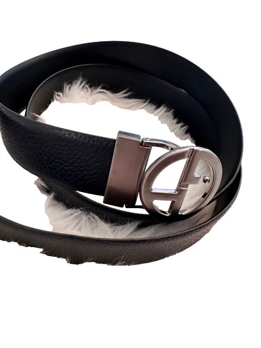 Giorgio Armani Vintage Leather Detail Fashion Belt Size  display picture 1