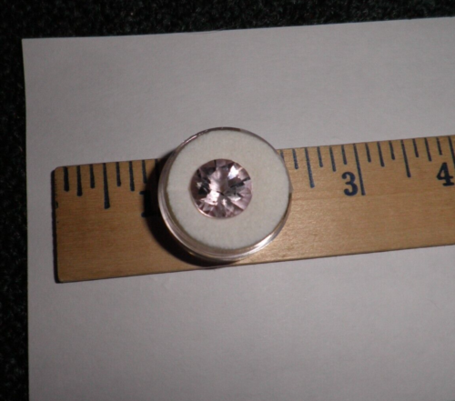 JTV Lavendel Amethyst ausgefallen Texas Stern Schliff 13mm rund 10,75 Karat W5391 - Bild 7 von 7
