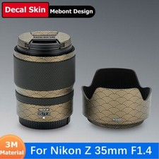 Mebont Decal Skin For Nikon Z 35mm F1.4 Camera Lens Sticker Vinyl Wrap Film Coat
