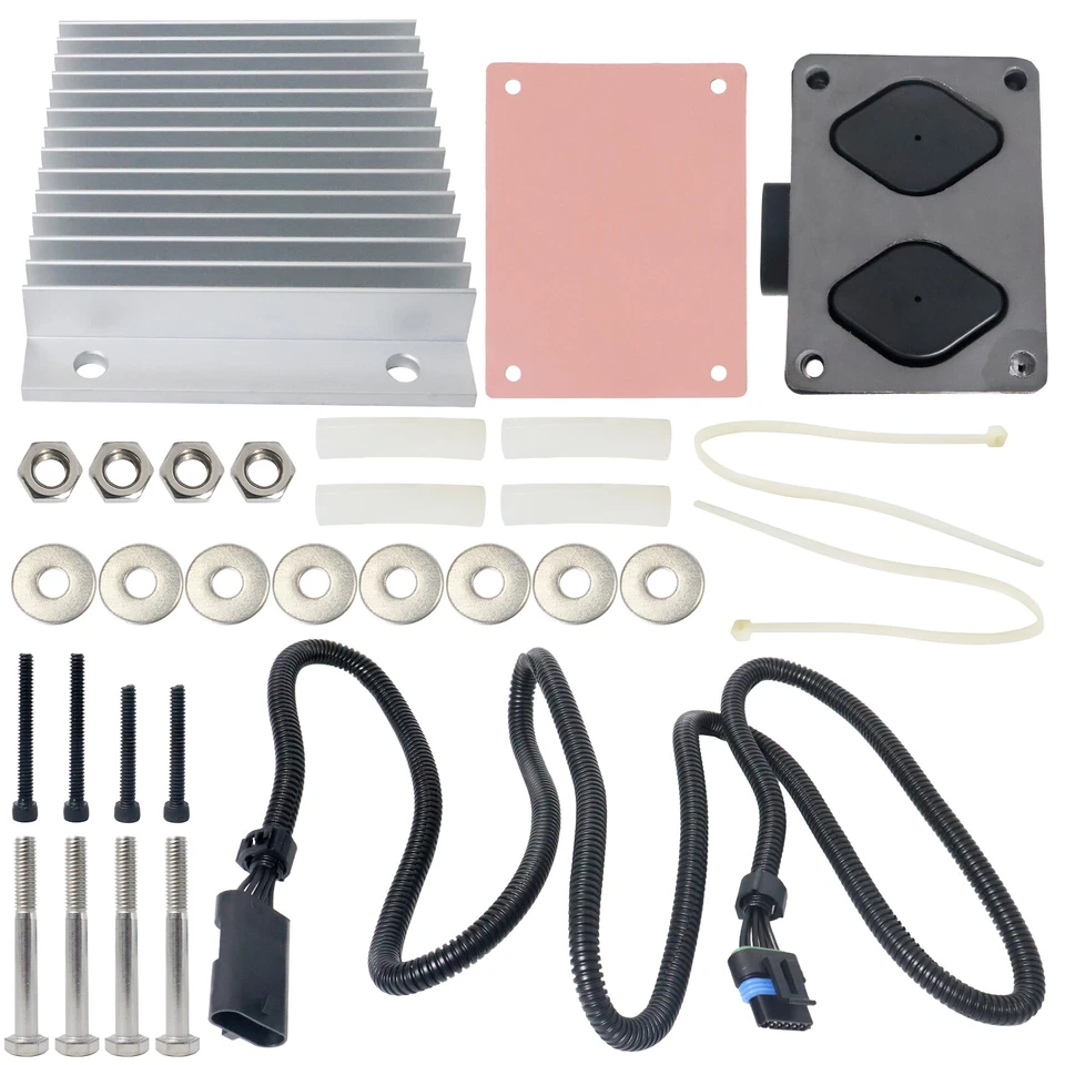 For Chevy GMC 6.5L Fuel Pump Driver Module PMD FSD & Relocation Kit Set 12562836 Foto 2 de 4