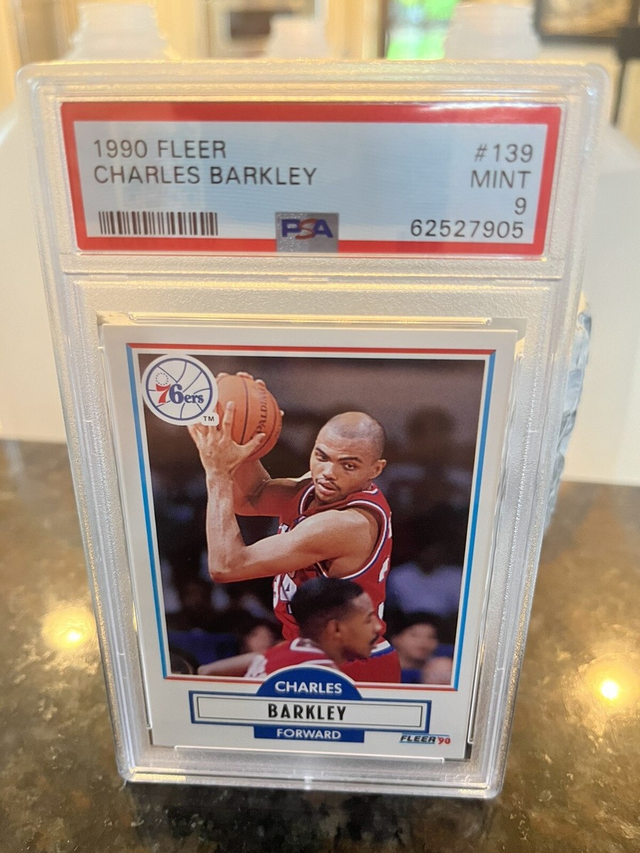 1990 Fleer Basketball #139 Charles Barkley Mint PSA 9 | eBay