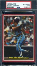 Paul Molitor Cards, Rookie Card and Autographed Memorabilia Guide 45