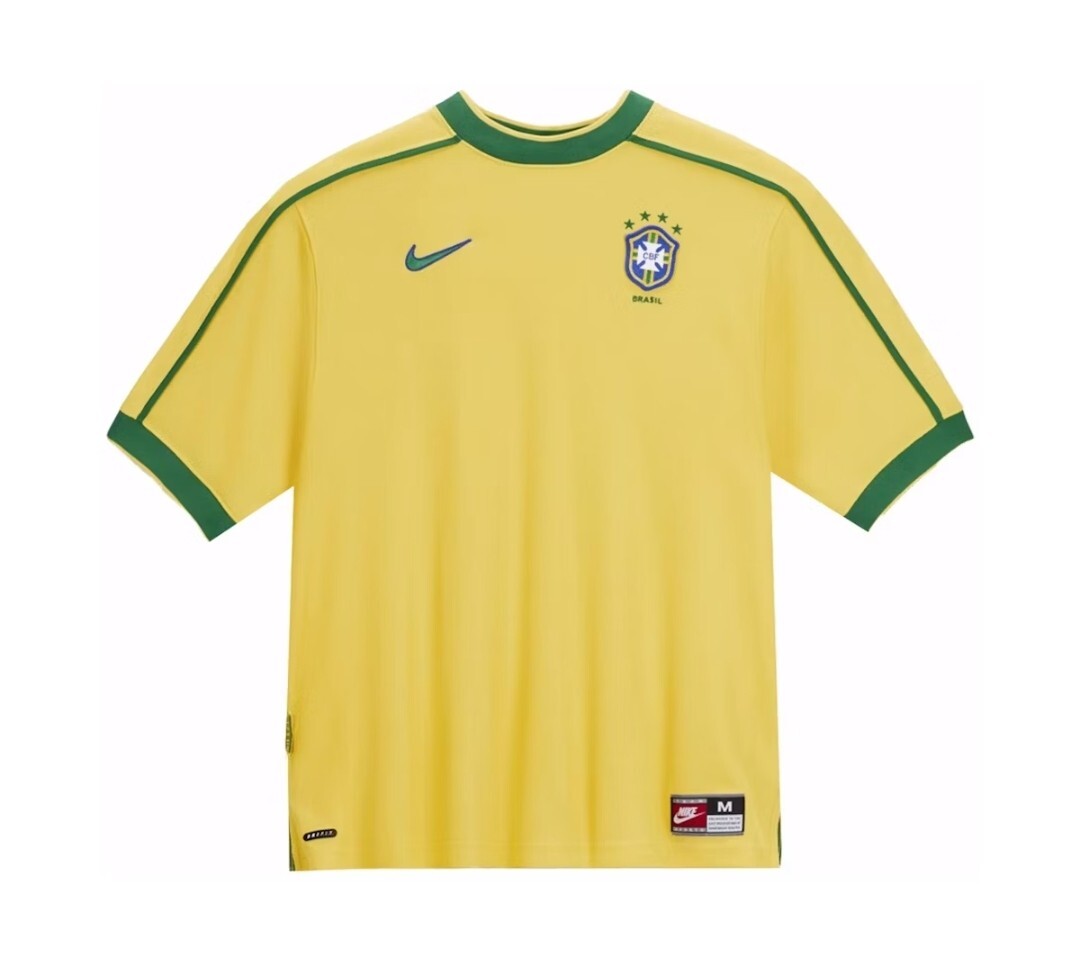 NIKE - 98年 ブラジル代表 ユニフォーム ホーム ナイキ NIKE ロナウド 9 UK 98年 ブラジル代表 ユニフォーム ホーム ナイキ NIKE ロナウド 9 UK