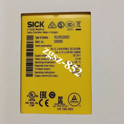 New Fast Shipping FedEx or DHL SICK FX3-CPU320002 Safety Relay