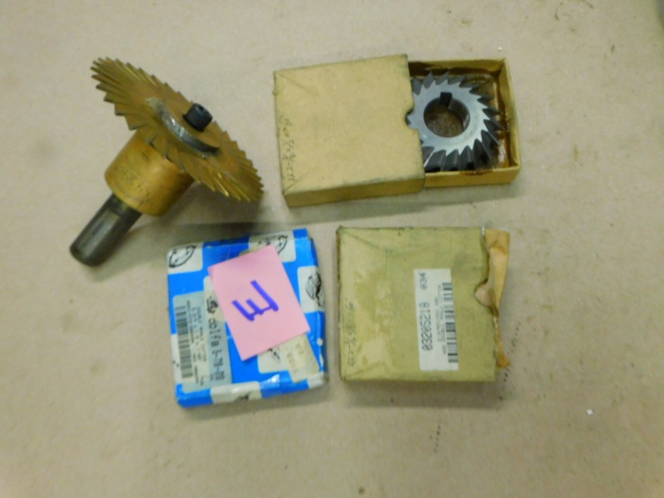 Sierra American CSSA1000 3/4" Saw Arbor with 4 Slitting Saws LOTF eBay