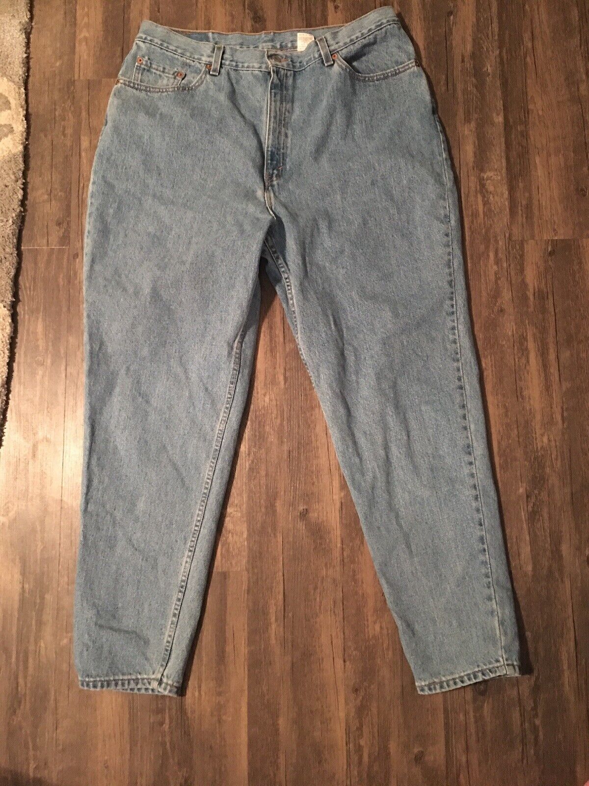 Vintage Levis Mom Jeans Ranking TOP3 550 USA Size H Relaxed New item Tapered Leg M 20W