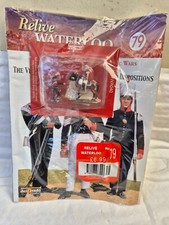 ISSUE 79 DEL PRADO RELIVE WATERLOO SET OF 2 PAINTED LEAD SOLDIERS DWA040 28MM