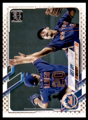 2021 Topps Gold Star Series One Get Up! New York Mets #210