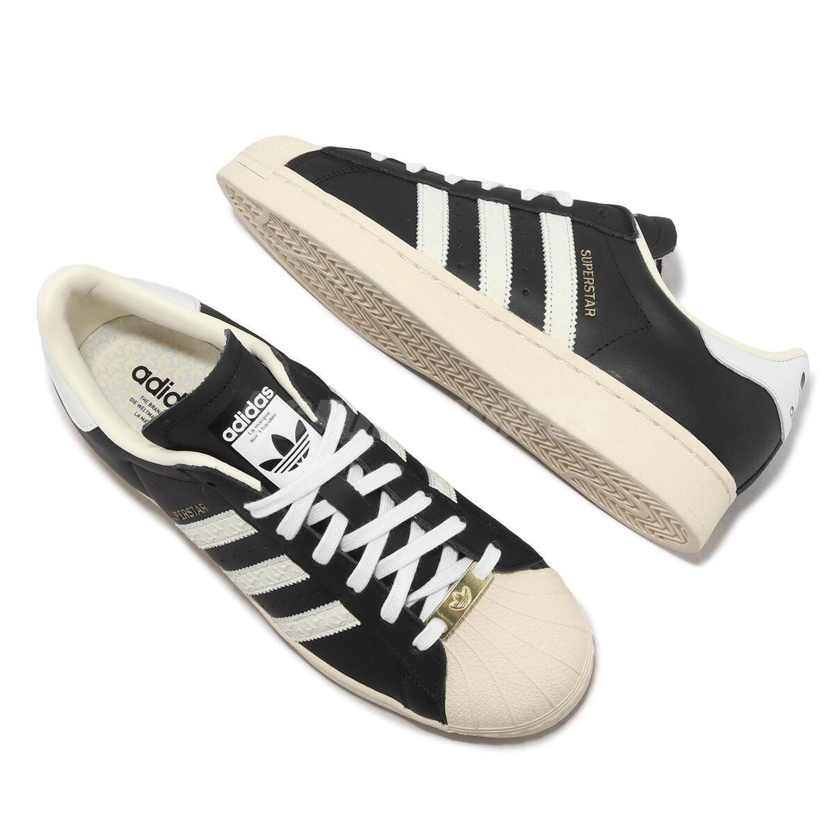 adidas Originals Superstar Black Cream White Men Unisex adidas Originals Superstar Black Cream White Men Unisex