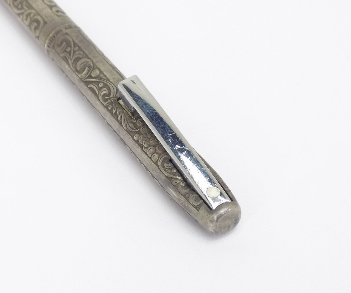 VINTAGE SHEAFFER SILVER STERLING BALLPOINT PEN | eBay