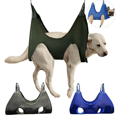 Pet Dog Cat Grooming Hammock Harness Dog Hammock Restraint Bag Helper Breathable