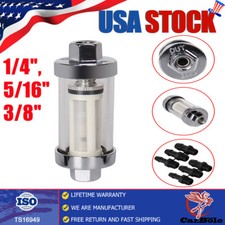 Universal Inline Fuel Filter Washable Reusable 14 516 38 Petrol Diesel