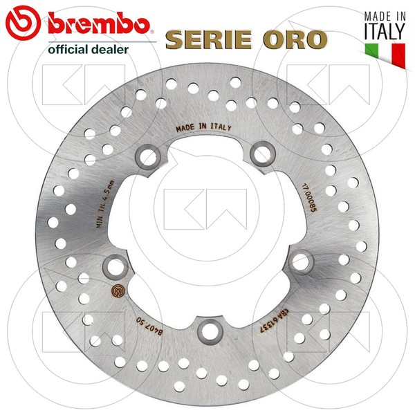 Bremsscheibe Hinten Brembo 68B40750 Yamaha Yzf R1 1000 2011 2012 2013-image