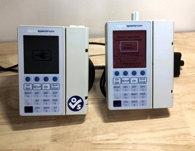 (2) Baxter Sigma Spectrum Infusion Pumps - v6.05.13 / V8.00.05