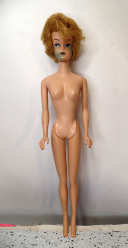 Vintage BARBIE Midge Bubble Cut Mattel Doll Japan Straight Leg clean body