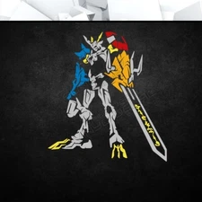 Omnimon Omegamon Vinyl Decal Sticker (Anime Car Laptop PC Tower Decor)