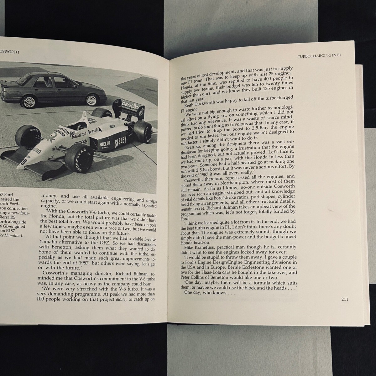 SIGNED MIKE COSTIN & CLIVE CHAPMAN COSWORTH THE SEARCH FOR POWER
