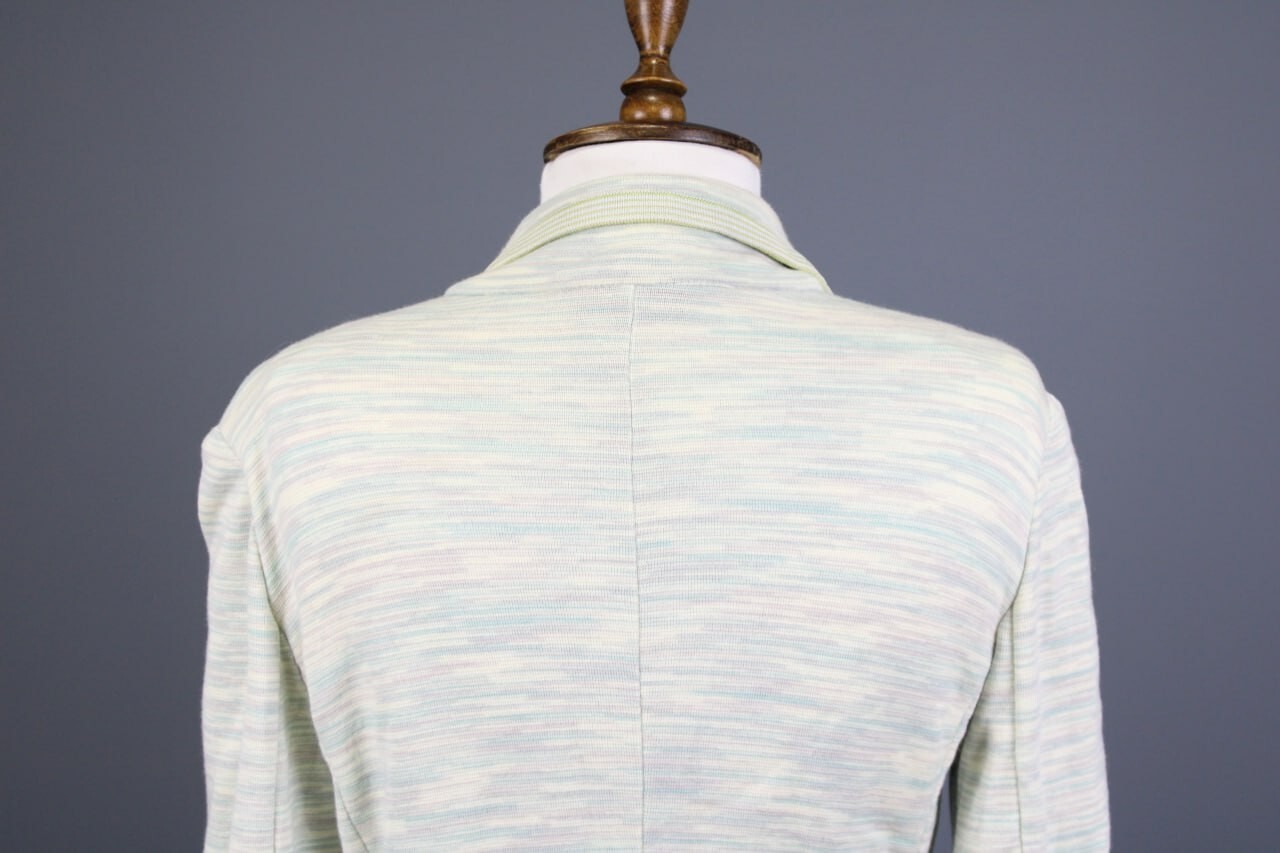 MISSONI Multicolor Printed 3 Button Wool Lightwei… - image 10