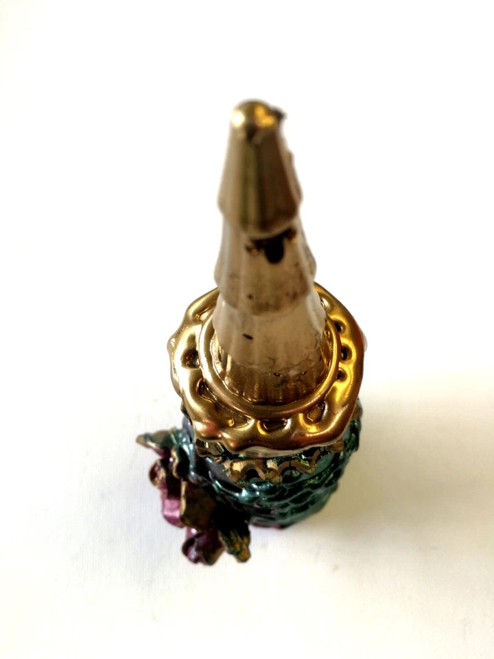 muñeca de arte artista roble original firmada marioneta accesorios casa hogar flores torre Foto 4 de 4